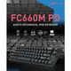 {Happy Finger} 韓國LeoPold FC660M PD機械鍵盤 (CHERRY MX靜音紅軸)黑殼PBT二色成型鍵帽, 英文 MIT