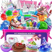 JUKUDAHU Putty Toy for Kids 4 5 6 7 8 9 Years Old - Molding Clay with Sculpting Tools, DIY Arts and Crafts Supplies, Stuffers for Kids Boys Girls 5-12, Birthday Gifts Toys Age 6-13, Girls Gifts 3-5