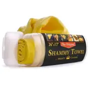 Premium Chamois Cloth for Car - 26”x17”- Original Car Shammy Towel + Storage