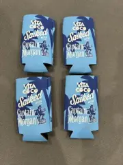 Captain Morgan Vita Coco Spiked Koozie Lot Of 4