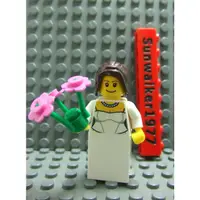 在飛比找蝦皮購物優惠-【積木2010】樂高 LEGO 新娘 人偶 (含手中道具)(