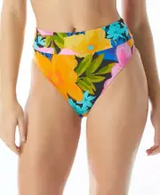 Bikini Swim Bottoms Floral Print XS SUNDAZED $24 NWT