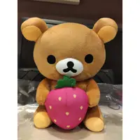 在飛比找蝦皮購物優惠-【正版授權】Rilakkuma 拉拉熊 草莓坐姿系列 12吋