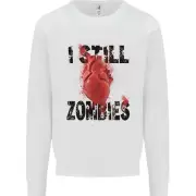 I Still Heart Zombies Apocalypse Kids Sweatshirt Jumper