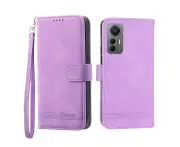 Flip Leather Wallet Case for Xiaomi 12T/ 12T Pro/ K50 Ultra - Purple