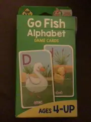 Go Fish Alphabet Game Cards: Game Cards Ages 4-Up