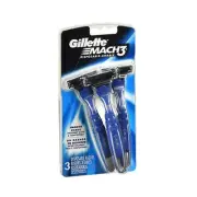 Gillette Mach3 Disposable Razors Smooth Shave 3 each By Gillette