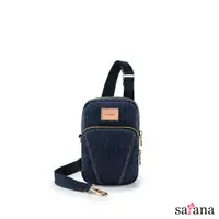 在飛比找蝦皮商城優惠-【satana】Denim 率性手機斜肩包-深丹寧藍(SDN