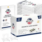 20-Pack One-Touch Magnetic Card-Holders - 35PT Trading Card Holders, UV Protection Clear Acrylic Card Cases, Card Protector for Game, Baseball Sports Cards, Fit for Standard Cards Storage and Display