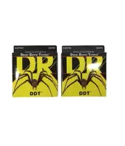 DR Guitar Strings Electric 2 Sets DDT Drop Down Tuning 10-52