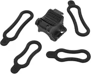 WESIEVYA 1 Set Bike Flashlight Stand Durable Skid Rotatable Clip for Convenient Cycling Use Lightweight Plastic Bracket for Easy Installation Suitable for Night Riding Accessories