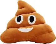 Poop Pillow Plush Toy Doll Defecate Pad Throw Chair Cushion Seat, Cushions, Dolls, Funny Expressions, Spoof Toys (Smile)