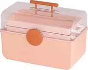 Amagogo First Aid Kits Storage Box Medicine Storage Box with Handle High Capacity 3 Tiers Bin Container for Gym Hiking Travel Gauze