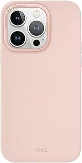 iPhone 15 MagSafe Silicon Case - Uniq Lino Hue - Apple iPhone 15 Pro in Pink