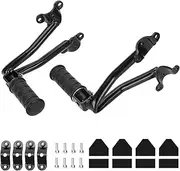Motorcycle Rear Footrest Passenger Foot Pegs Accessories Fit for Kawasaki Vulcan S 650 VN650 2015-2022 Black