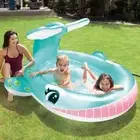 INTEX Inflatable Pool Whale Spray Pool above Ground Inflatable Play Center vidaX