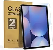 [2Pack] ZenRich Anti Blue Light Tempered Glass Screen Protector for Samsung Galaxy Tab S10 Plus/S9 FE Plus/Tab S9 Plus/Tab S8 Plus/Tab S7 FE/Tab S7 Plus with Anti-Glare/ 9H Hardness/Bubble Free/Case