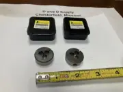 Lot of 2, Interstate 314-1620, M3x.80 , HSS, Round Adjustable Dies, 1" OD