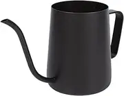 Stainless Steel Pour Over Coffee Drip Kettle Hot Tea Coffee Server Pot Long Gooseneck Spout Kettle Fine Mouth Handing Teapot (350ml)