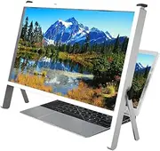 Screen Magnifier for Laptop 21 Inch, Notebook Computer Screen Magnifier, 3X Page Lens for Reading Small Prints, Portable Tablet Enlarger Projector, for Movies, Videos