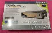 IoGear MiniView 4-Port USB KVM & Peripheral Switch Kit For PC/MAC GCS104U
