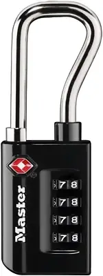 Padlock, Set Your Own Combination TSA Accepted Luggage Lock, 1-5/16 In. Wide, 46
