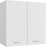 [vidaXL] Kitchen Cabinet Home Kitchen Equipment Indoor Furniture Appliance Tool Storage Shelf Organiser Morden Cupboard White Chipboard