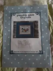 Pumpkin Patch Originals Here Kitty Kitty Cross Stitch Kit