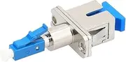 SC/ST/FC/LC Blue/Green Fiber Optic Adapter/Connector Single Mode/multimode Internal to External Thread SM 9/125 Hybrid Adapter(LC-SC SM)