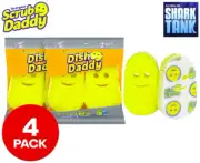 2 x 2pk Scrub Daddy Dish Daddy Soap Dispensing Dish Wand Refills
