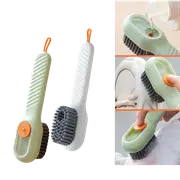 1pcs Multifunction Shoe Brush Soft Bristled Liquid Filled Up Wash Shoe Cleaning Tools Clothes Board Clean Kitchen Accessories