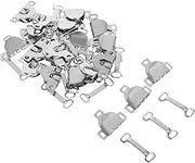 UTHCLO 20pcs Hooks and Eyes Closure - Clothig Fixing Tools Pant Hook and Eye Sewing Bra Trousers Skirt Dress Pants Sewing