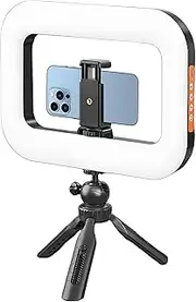 Phone Light for Video Recording - Portable Handheld Phone Light - Adjustable Video Accessories for Photography Vlogging Studio Filming Creation Blogging