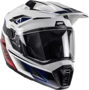 Leatt ADV 8.5 Helmet with Goggles, black-carbon-red-blue, Size XS for Men Black Carbon Red Blue