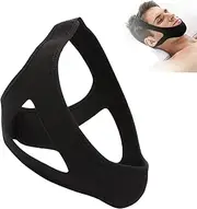 1 Pcs Chin Strap for Sleeping, Anti Snoring Devices, Anti Snore Solution, Comfortable Snore Reducing Aids for Men and Women, Double Adjustable Chin Straps for Effective Breathing (Black)​