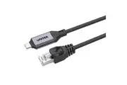 Unitek C18148AGY01-3M Thunderbolt 3/4 USB-C to RJ45 Cable - 3m Up to 1Gbps -