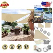 Sun Block Canopy 20' Triangle Shade Sail - Customizable Outdoor Comfort Solution