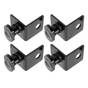 4x BLACK SHIPPING CONTAINERS SIDE TWIST LOCK SHIPPING CONTAINER ACCESSORIES