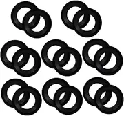 HEATSHAKING 20pcs Silicone Grommet Assortment for Wiring Protection Sealing Washers for Electrical Wire Organization Single Sided Gaskets for Home and Industrial Use
