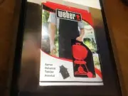 Weber BBQ Grilling Apron with Deep Front Pocket Black One Size Fits Most