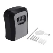 Key Lock Box Key Safe Box Weatherproof 4 Digit Combination Key Storage Lock L1D7