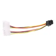 O-NewBee Dual 4 Pin Molex to 6 Pin PCI Express Video Card Power Cable Adapter