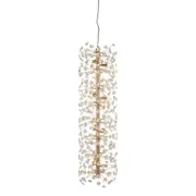 Lerida 12 Light Golden Sputnik Vertical Pendant Light