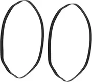 NOLITOY 2pcs Turntable Drive Belts: Rubber Belt Cassette Tape Machine Parts Record Player Replacement Turntable Repair Accessories