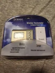 Oregon Scientific Wireles Thermometer And Alarm Clock Rar601