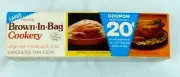 Vintage Reynolds Brown In Bag Cookery Large 6 Bags 14" x 20" Sealed Box Basting