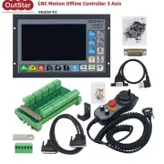 DDCS 3 Axis CNC Offline Controller 7-in TFT Manual Pulse Generator DDMPG V4.1