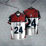 NFL 球衣 NFL 24 INFINATE 2024 CHOII BAJU T 恤 LELAKI 病毒定制球衣 OOT