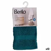 Bath Towel Blue 30 x 50 Cm 12 Units