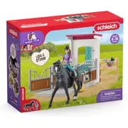 25pc Schleich Horse Box w/ Lisa & Storm Kids/Children Toy Fun Play Set 5-12y